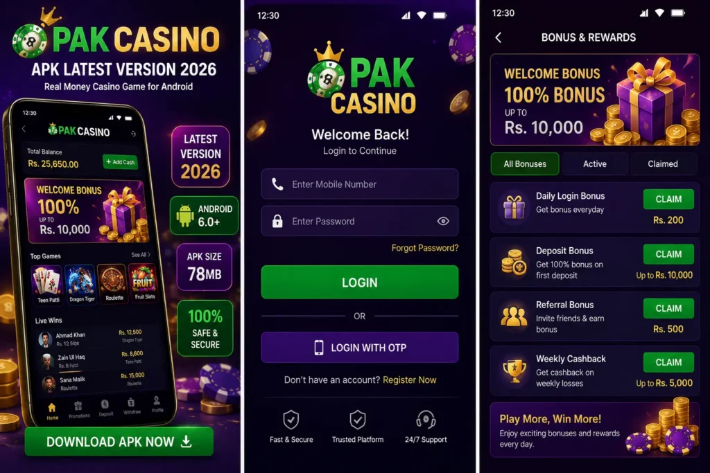 Pak casino Game